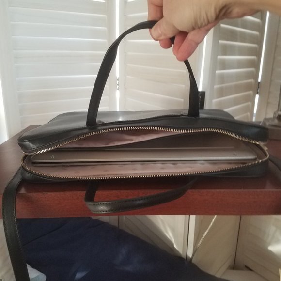 $198/$329 New!! KATE SPADE black laptop bag - Picture 2 of 16